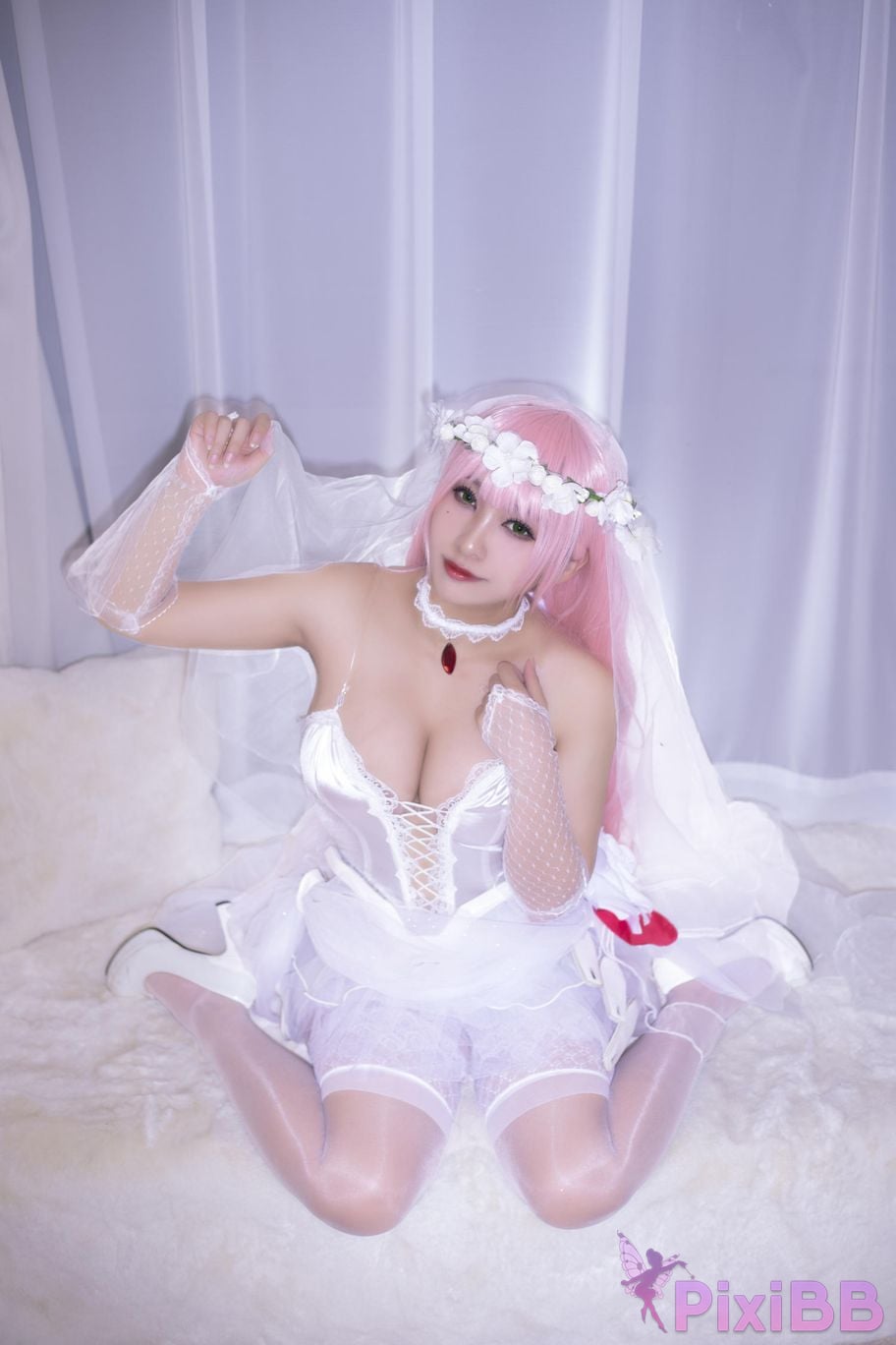 Cosplayer Luo Li LoLiSAMA 02 bride PixiBB.COM 029