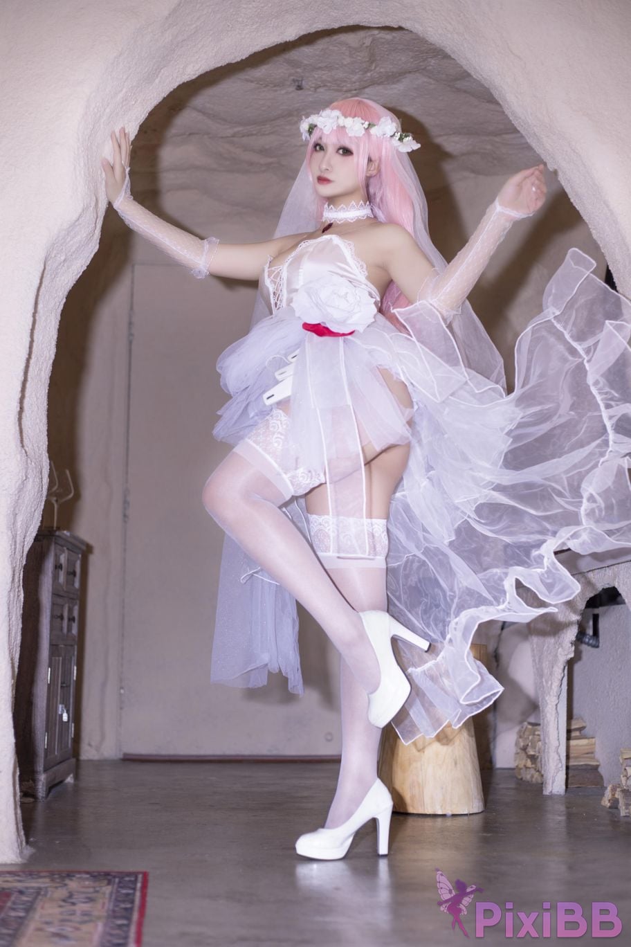 Cosplayer Luo Li LoLiSAMA 02 bride PixiBB.COM 032