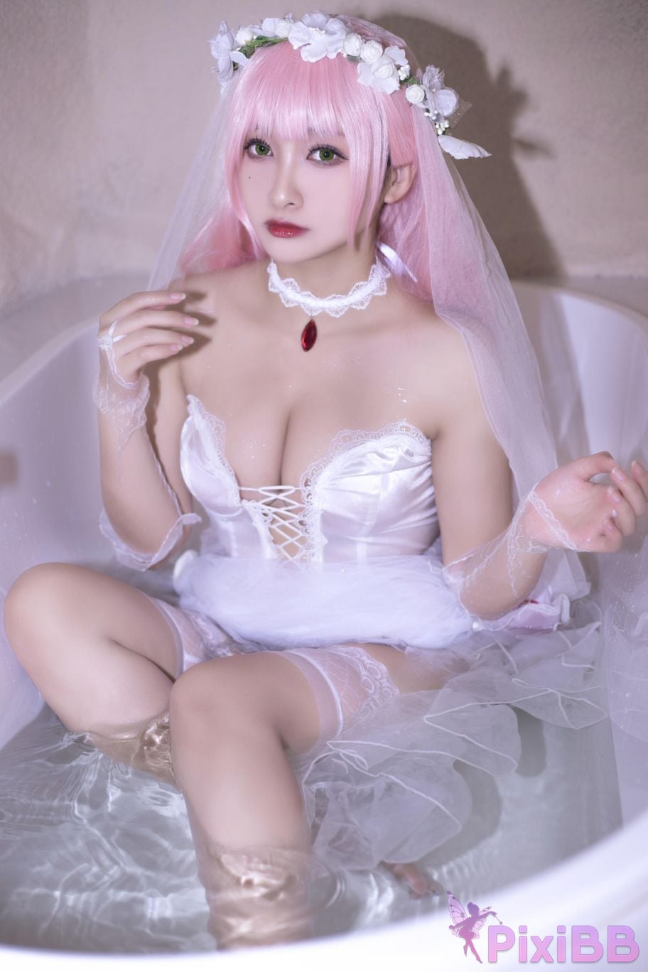 Cosplayer Luo Li LoLiSAMA 02 bride PixiBB.COM 034