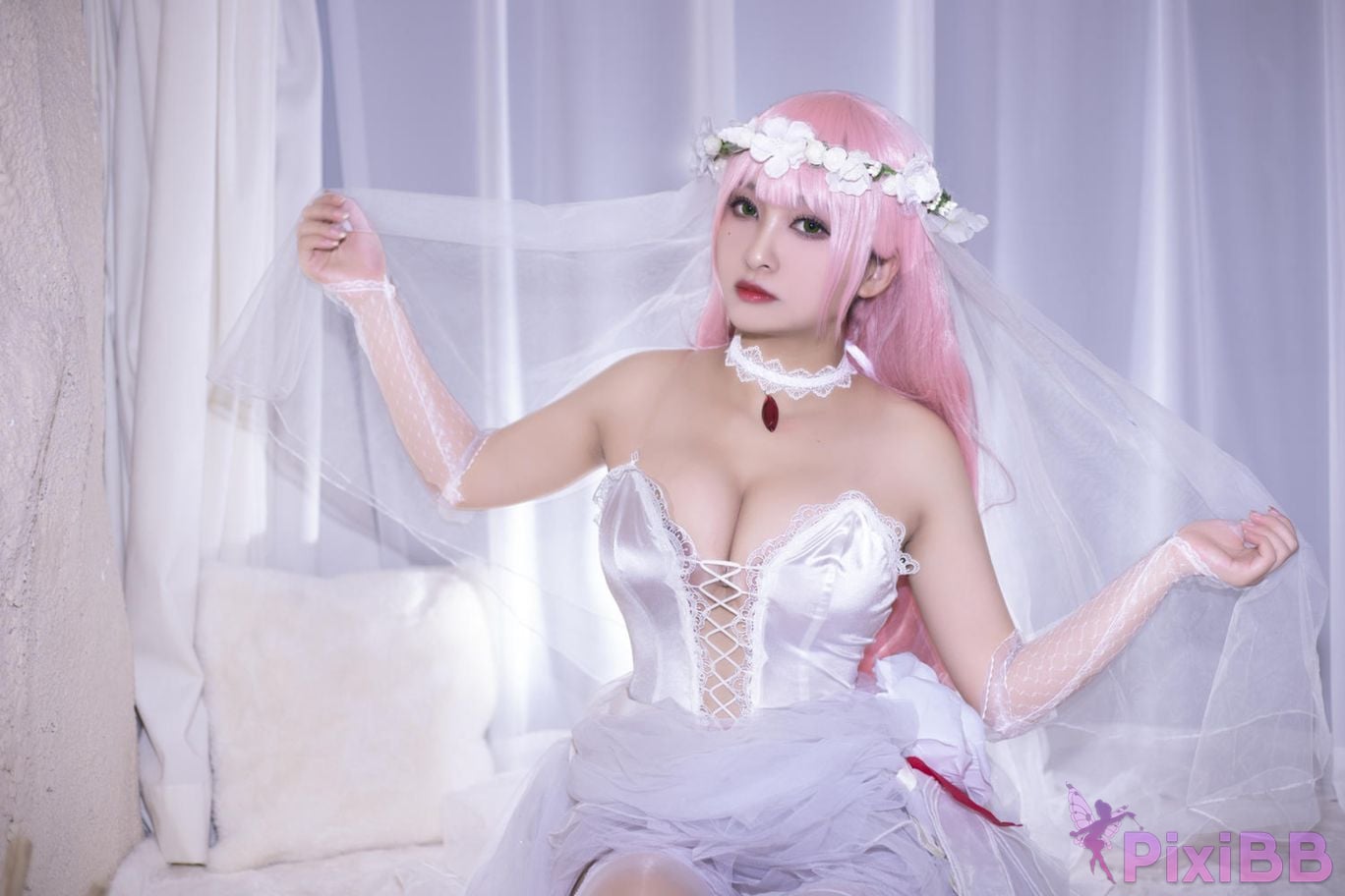Cosplayer Luo Li LoLiSAMA 02 bride PixiBB.COM 037