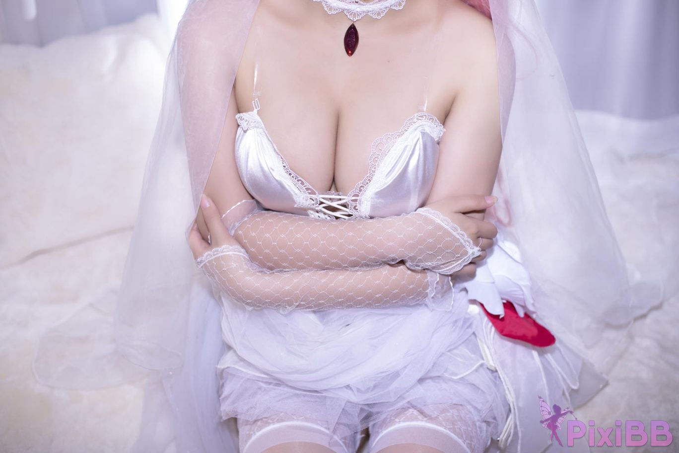 Cosplayer Luo Li LoLiSAMA 02 bride PixiBB.COM 039