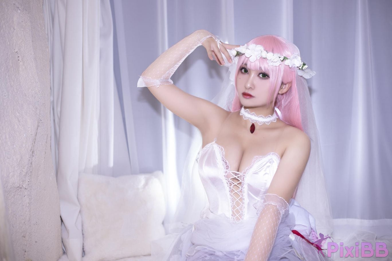 Cosplayer Luo Li LoLiSAMA 02 bride PixiBB.COM 057