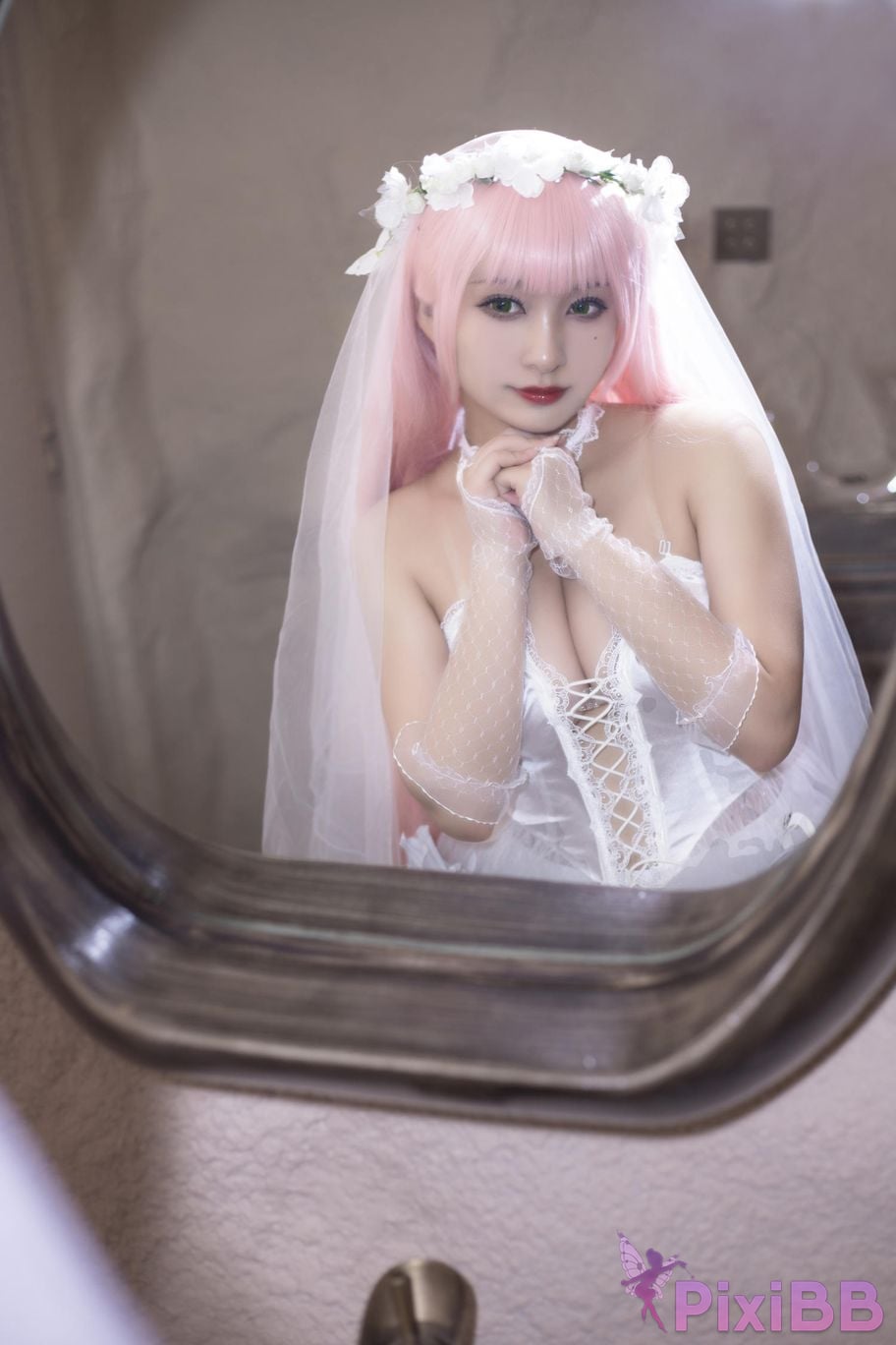 Cosplayer Luo Li LoLiSAMA 02 bride PixiBB.COM 063