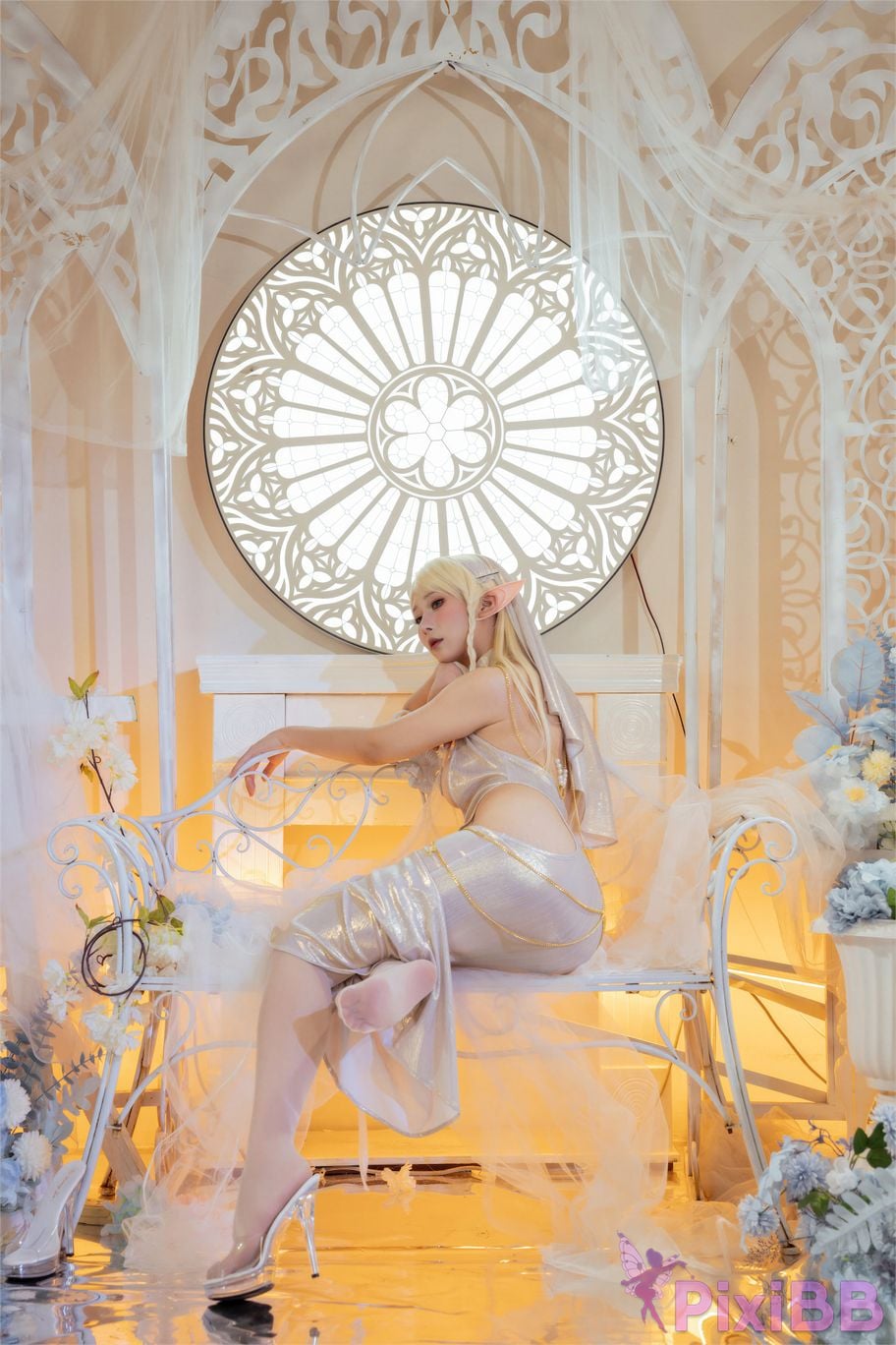 Cosplayer Yunxixi Yunx1x1 Milk peach language of light PixiBB.COM 020