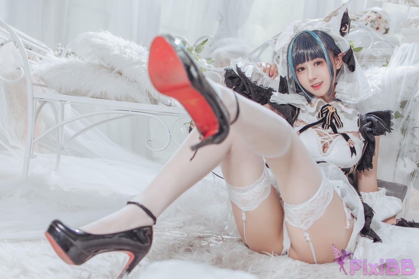 Cosplayer Mimi Hanyu azur lane Cheshire PixiBB.COM 016