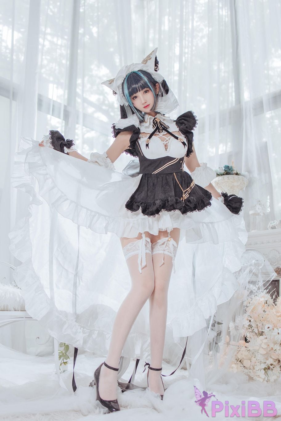 Cosplayer Mimi Hanyu azur lane Cheshire PixiBB.COM 018