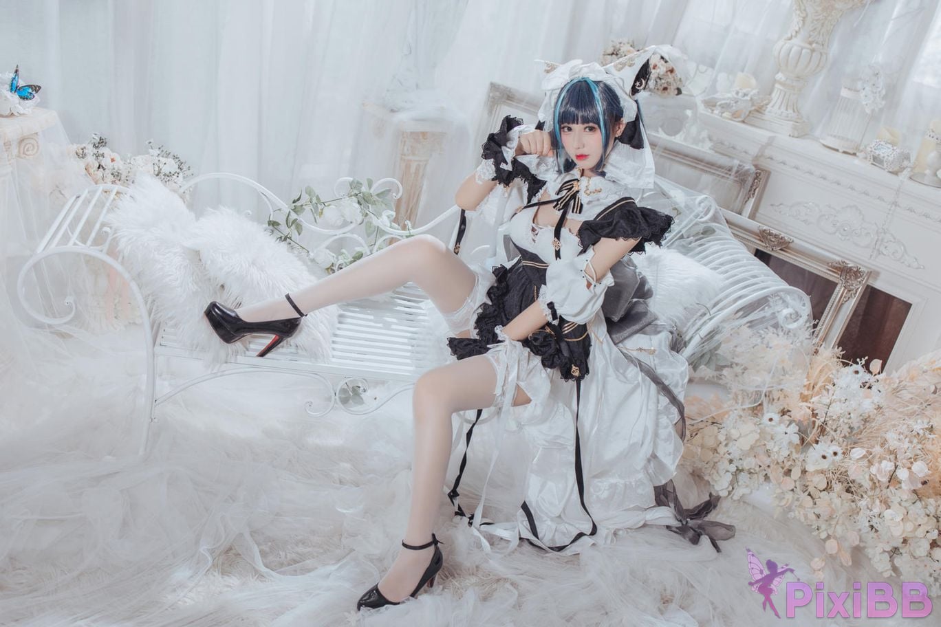 Cosplayer Mimi Hanyu azur lane Cheshire PixiBB.COM 021