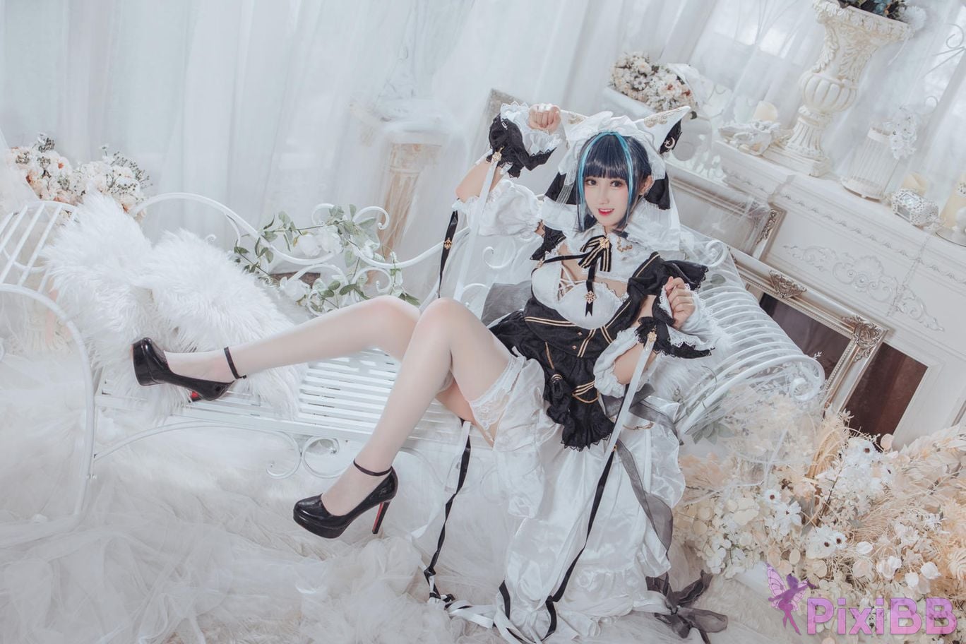 Cosplayer Mimi Hanyu azur lane Cheshire PixiBB.COM 022