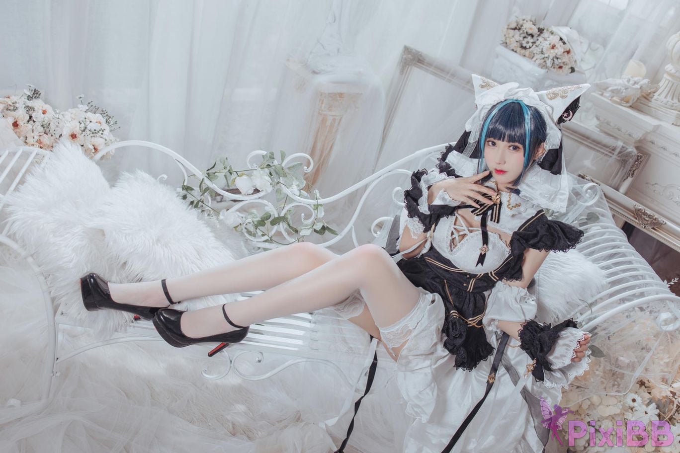 Cosplayer Mimi Hanyu azur lane Cheshire PixiBB.COM 025
