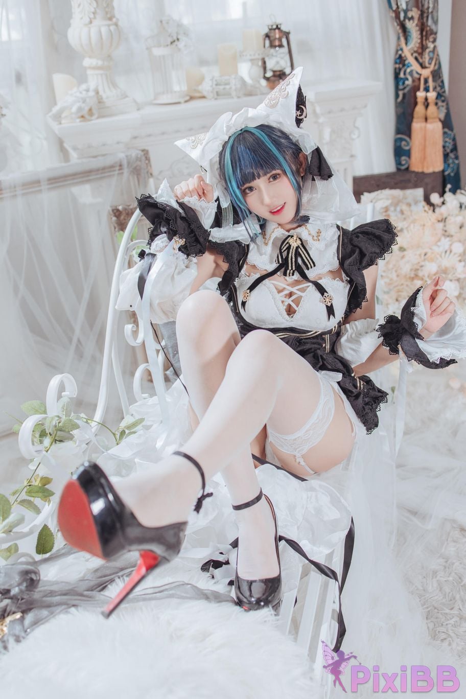 Cosplayer Mimi Hanyu azur lane Cheshire PixiBB.COM 028