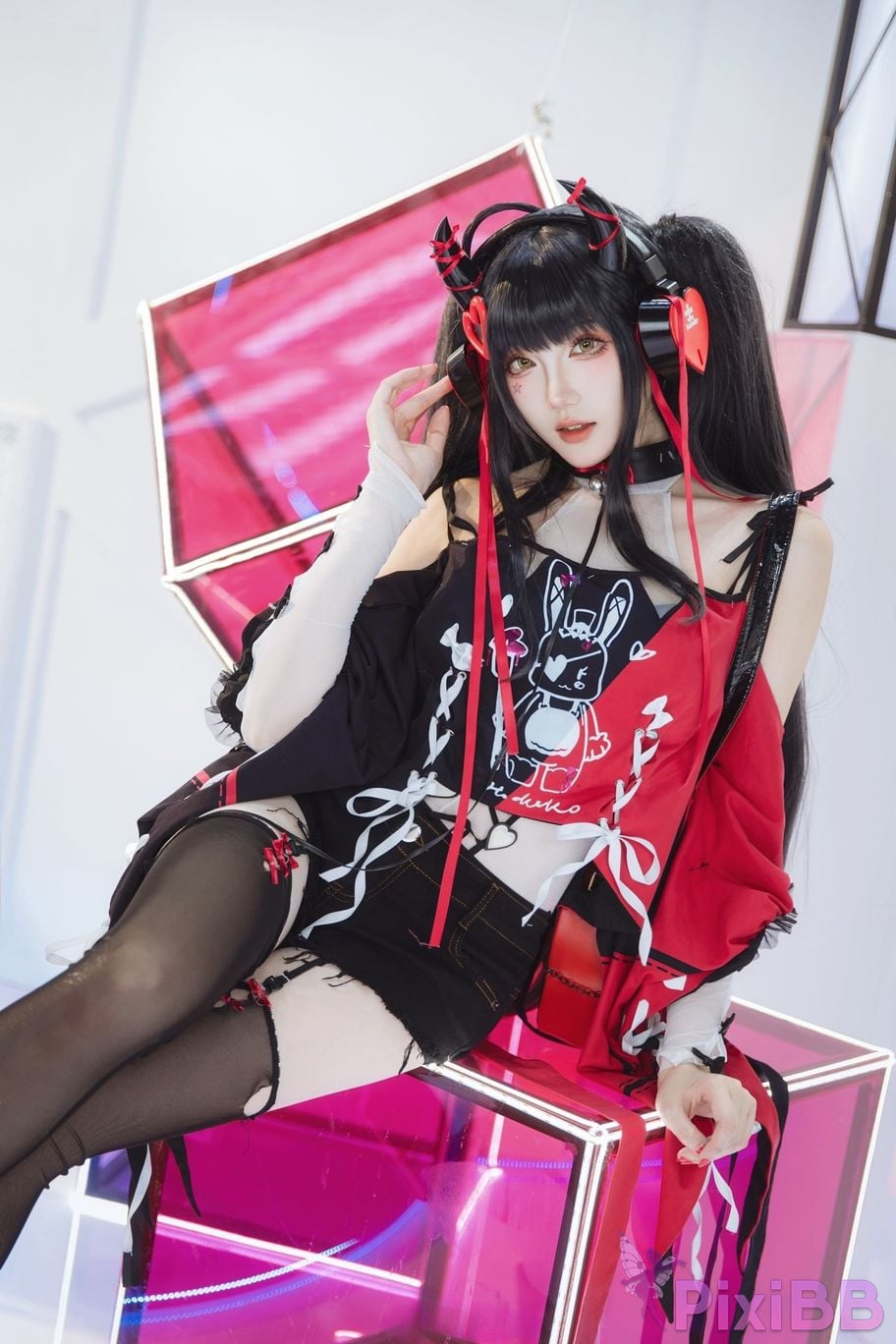 Coser Guaxi Jiang Interleaved front cos melody PixiBB.COM 006