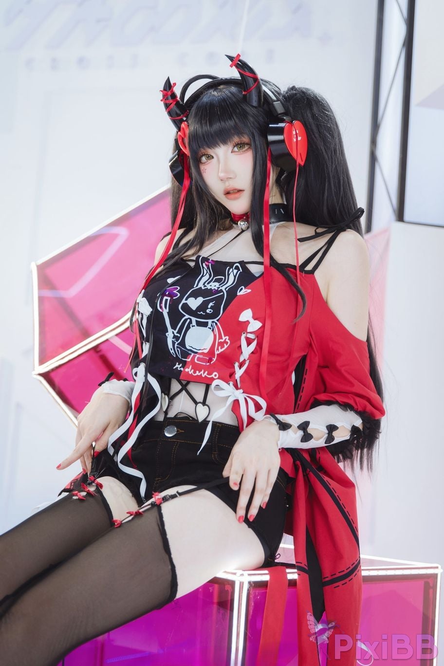 Coser Guaxi Jiang Interleaved front cos melody PixiBB.COM 013