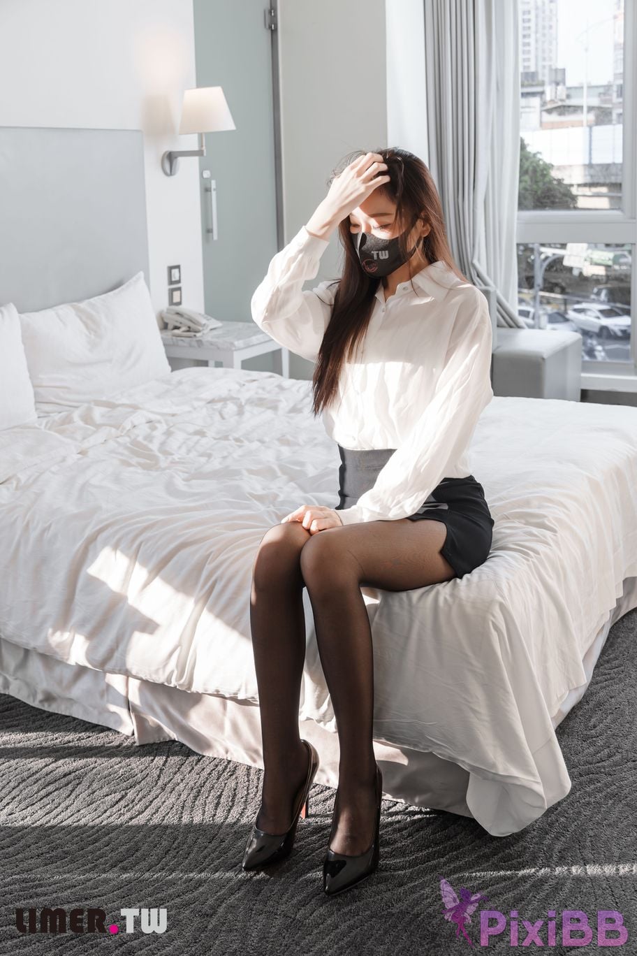 Limerence Original No.063 Yuwei Goddess Jaly Perfect Long Legs Black Silk OL Temptation PixiBB.COM 021