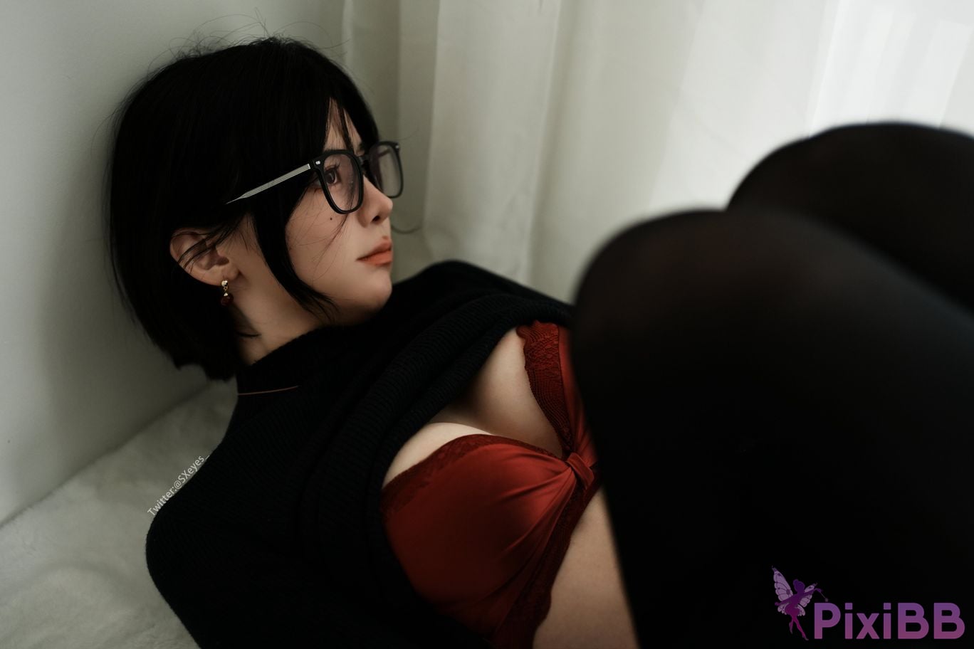 Cosplay EYEJANGDa Mo Wang w 2024 New Year Picture Black and Red PixiBB.COM 014