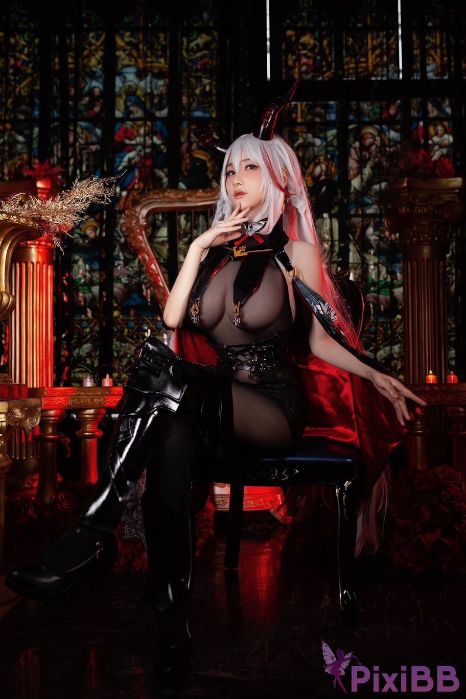 Cosplay Youmeko Azur Blue Route Egil PixiBB.COM 001