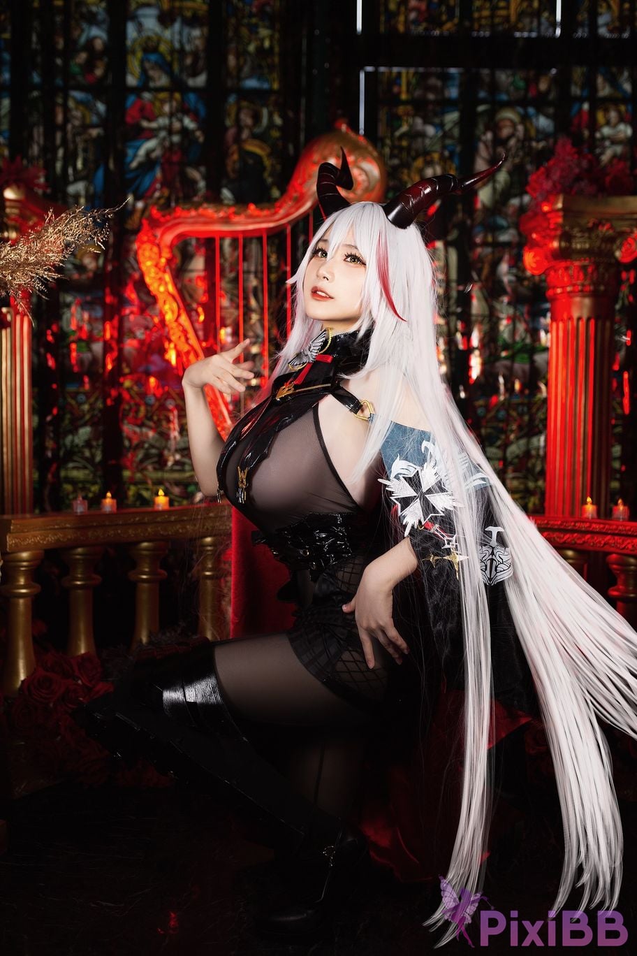 Cosplay Youmeko Azur Blue Route Egil PixiBB.COM 002