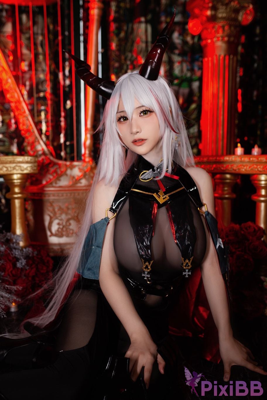 Cosplay Youmeko Azur Blue Route Egil PixiBB.COM 006