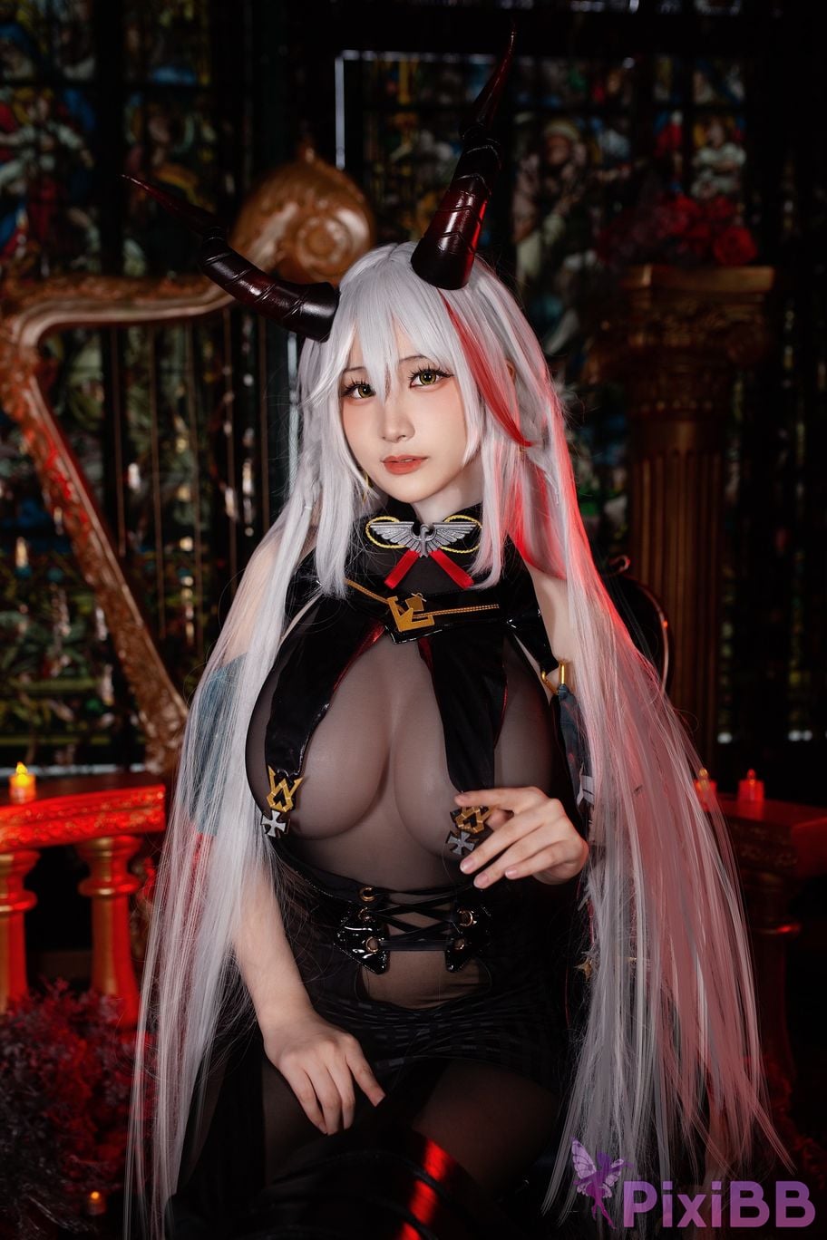 Cosplay Youmeko Azur Blue Route Egil PixiBB.COM 008