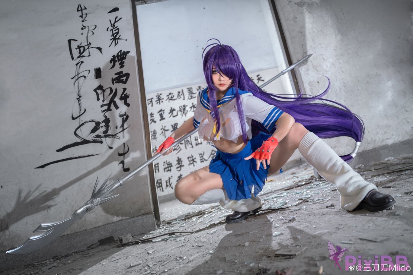 Cosplayer Three swords miido Guan Yu Yunchang PixiBB.COM 015