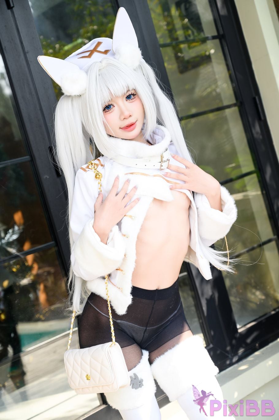 Cosplayer PoppaChan Nikke Blanc PixiBB.COM 002