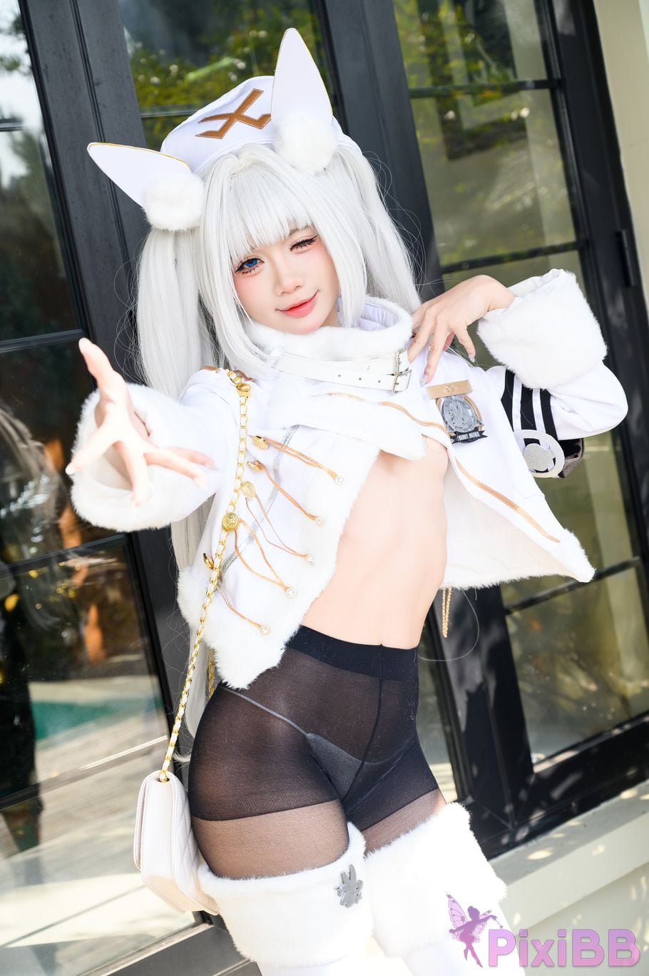 Cosplayer PoppaChan Nikke Blanc PixiBB.COM 003