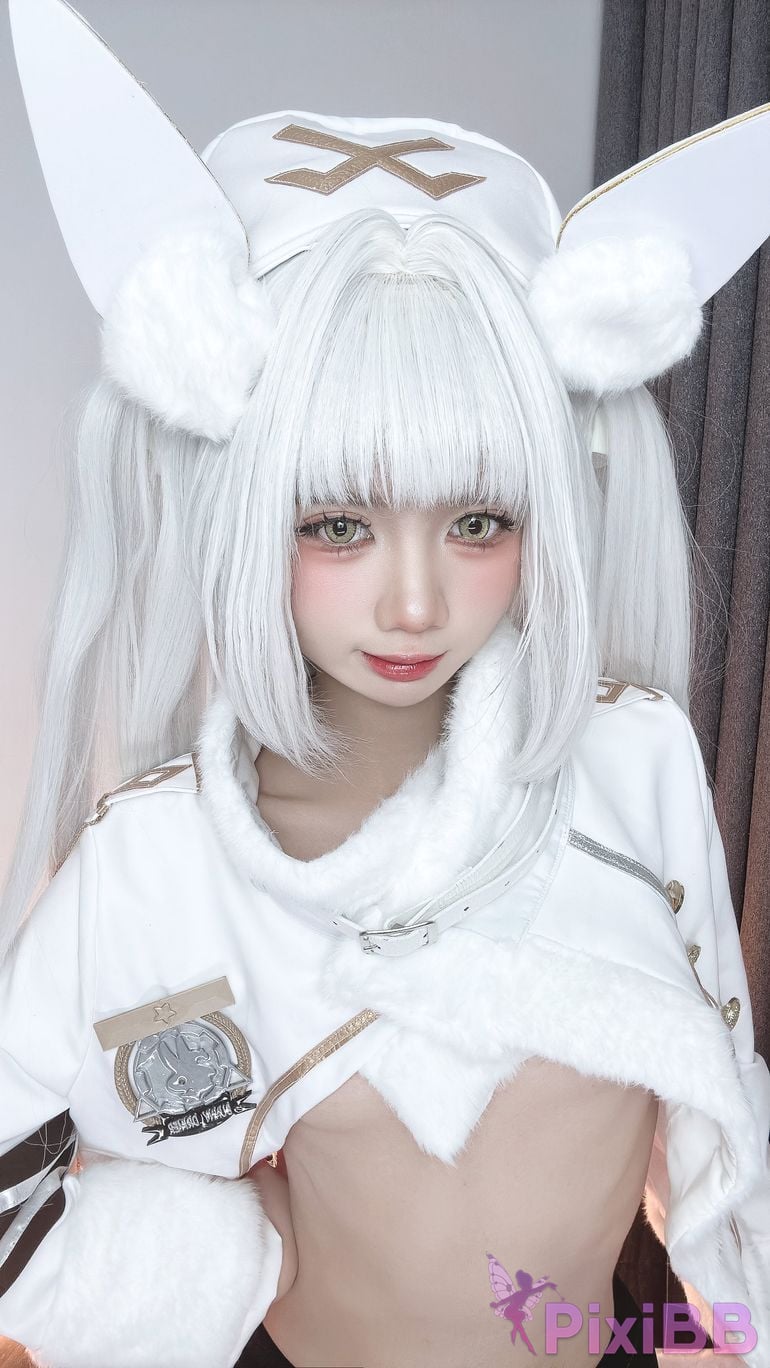 Cosplayer PoppaChan Nikke Blanc PixiBB.COM 038