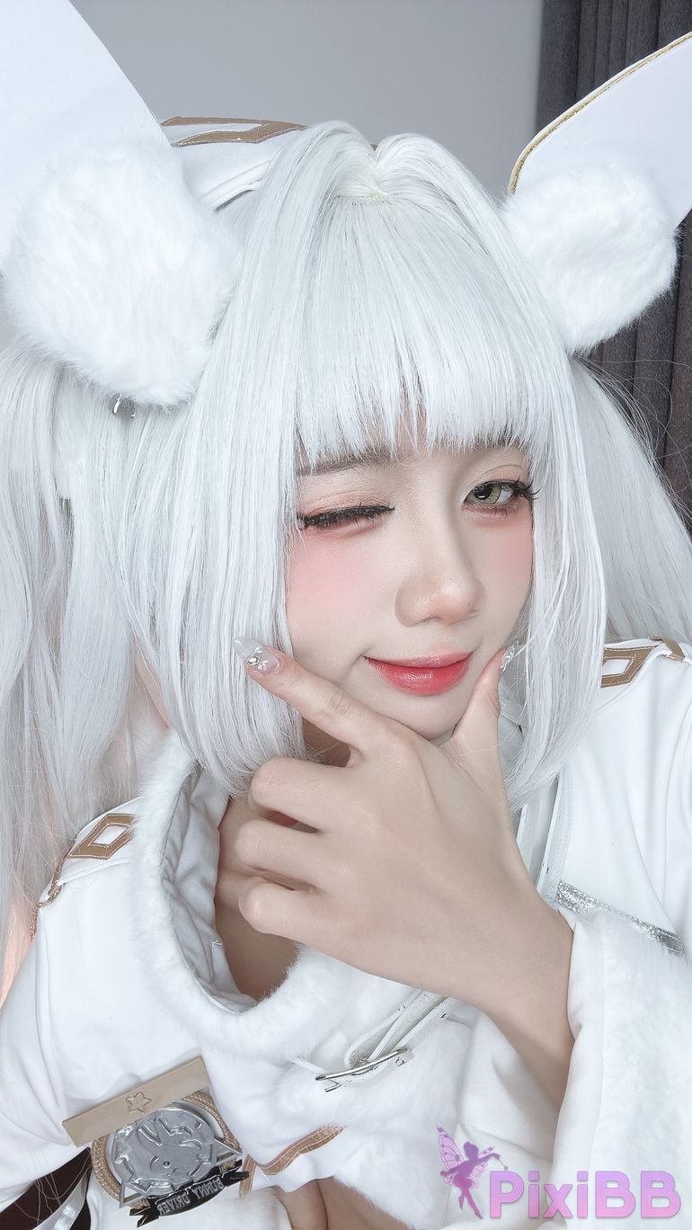 Cosplayer PoppaChan Nikke Blanc PixiBB.COM 039