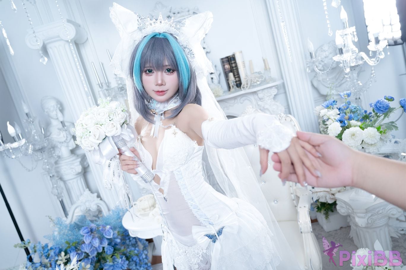 Cosplayer PoppaChan Cheshire Wedding PixiBB.COM 002