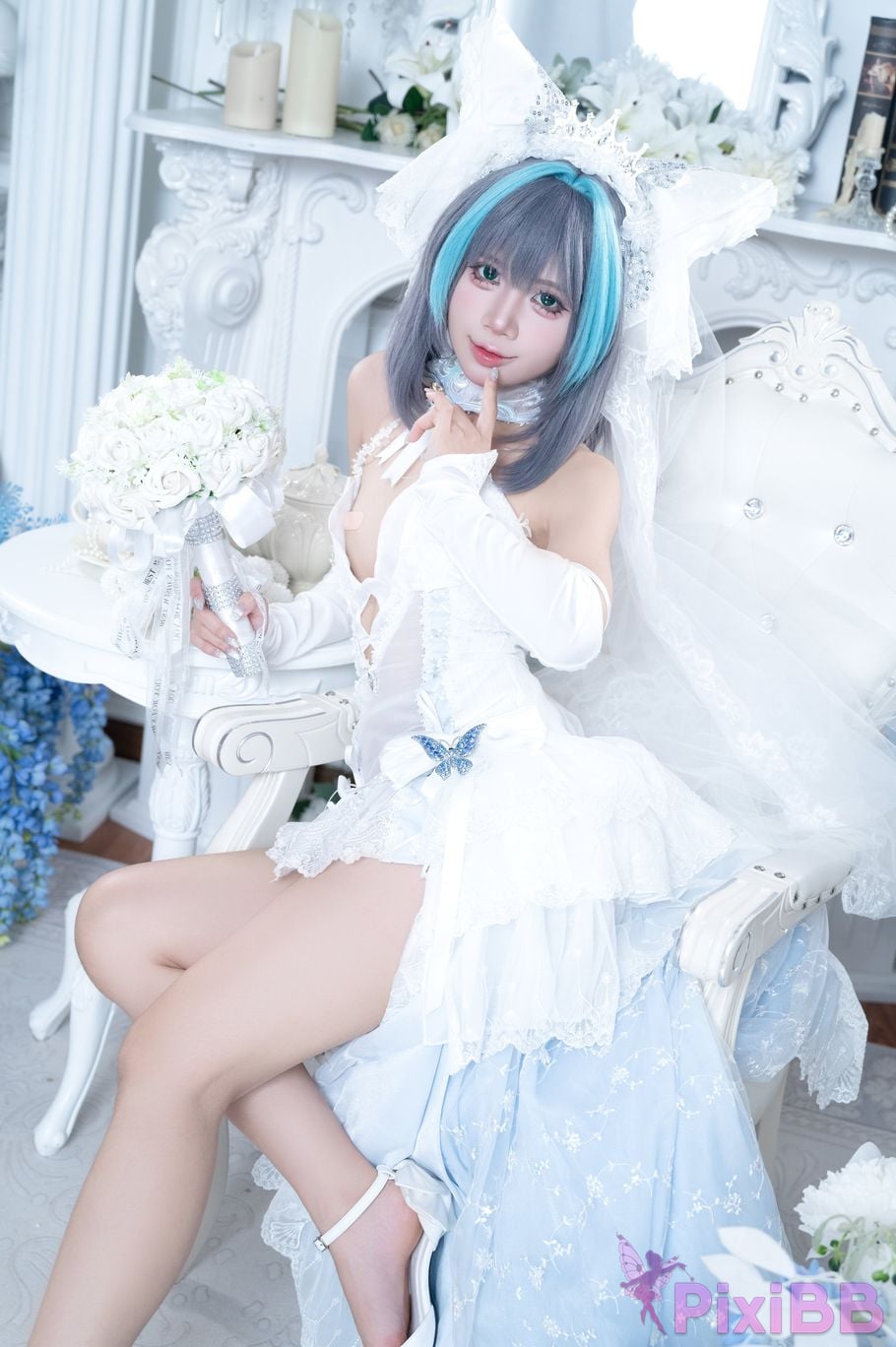 Cosplayer PoppaChan Cheshire Wedding PixiBB.COM 003