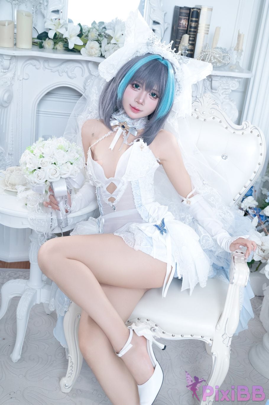 Cosplayer PoppaChan Cheshire Wedding PixiBB.COM 007