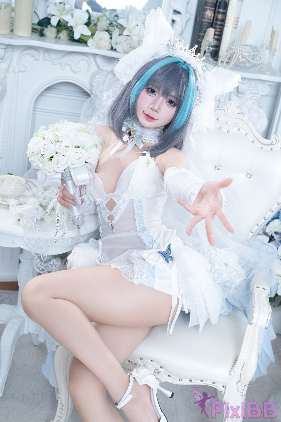 Cosplayer PoppaChan Cheshire Wedding PixiBB.COM 008