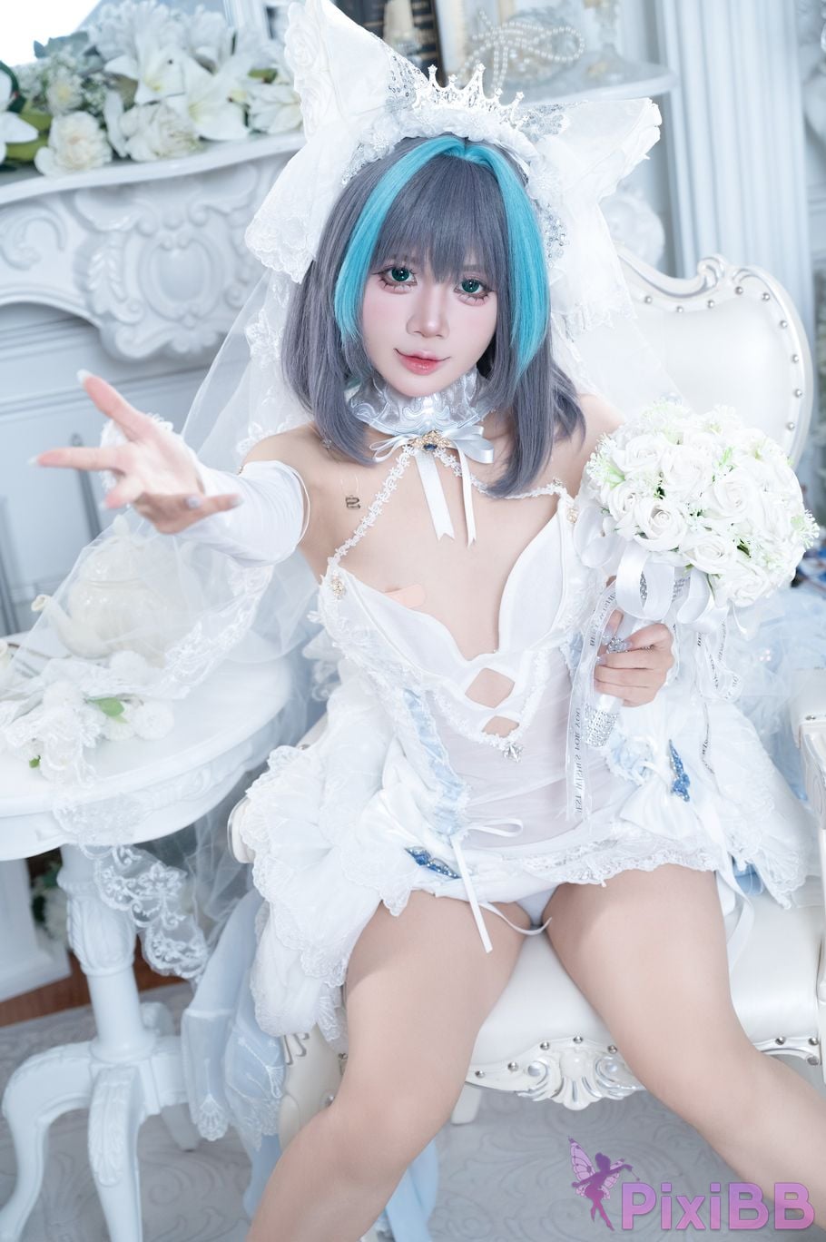 Cosplayer PoppaChan Cheshire Wedding PixiBB.COM 009