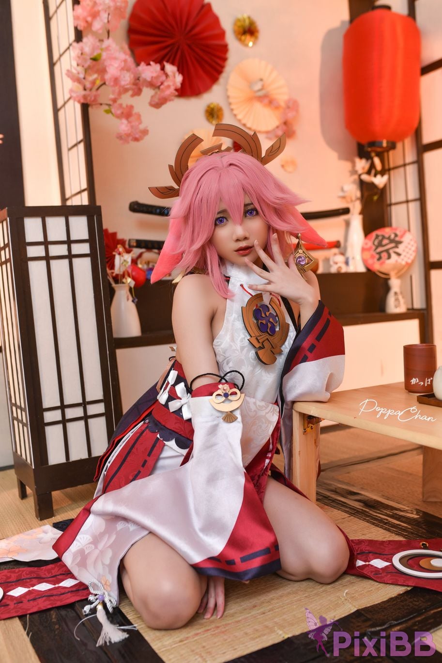 Coser PoppaChan Yae Miko PixiBB.COM 002