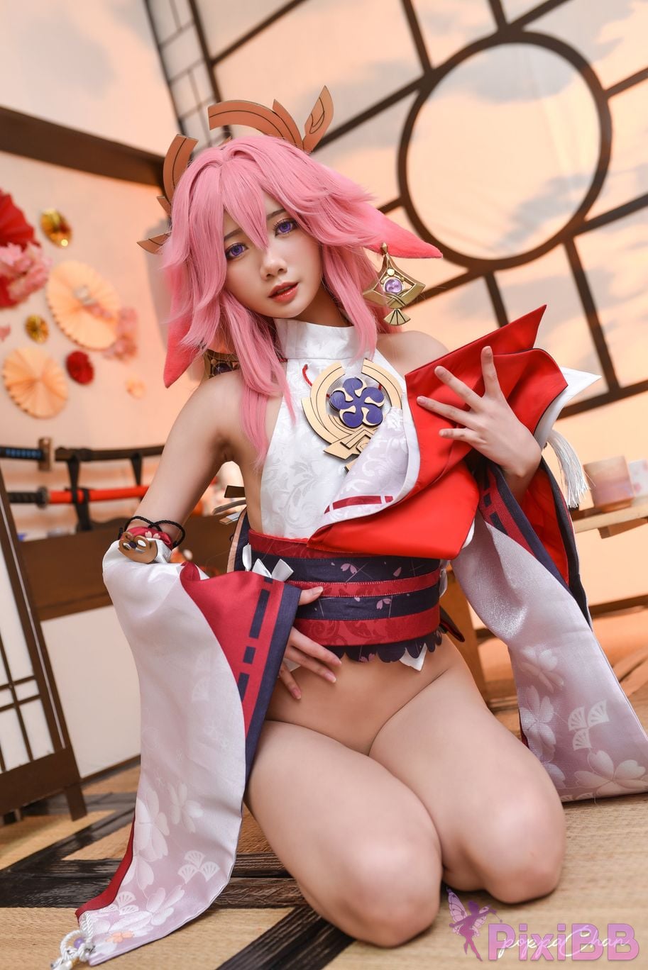 Coser PoppaChan Yae Miko PixiBB.COM 010