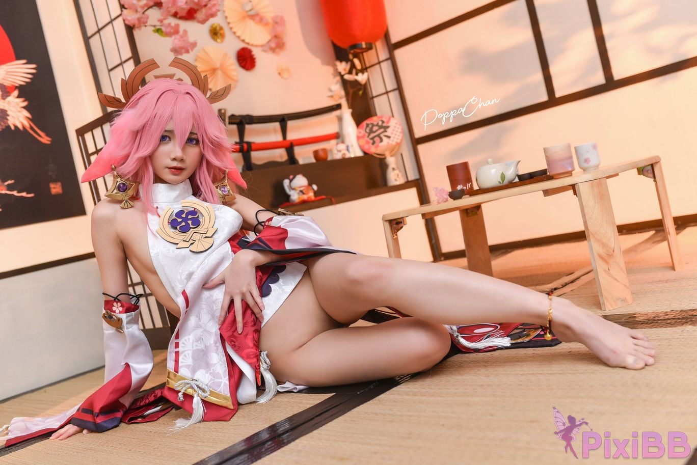 Coser PoppaChan Yae Miko PixiBB.COM 014