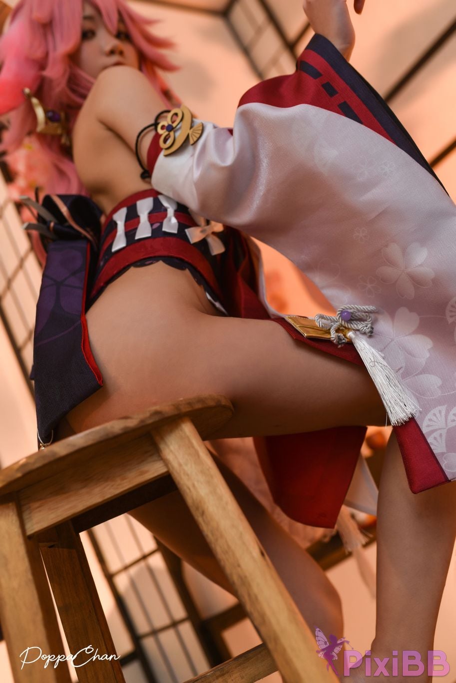 Coser PoppaChan Yae Miko PixiBB.COM 018