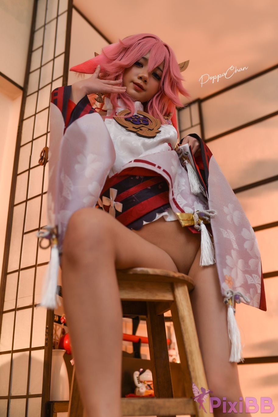 Coser PoppaChan Yae Miko PixiBB.COM 019
