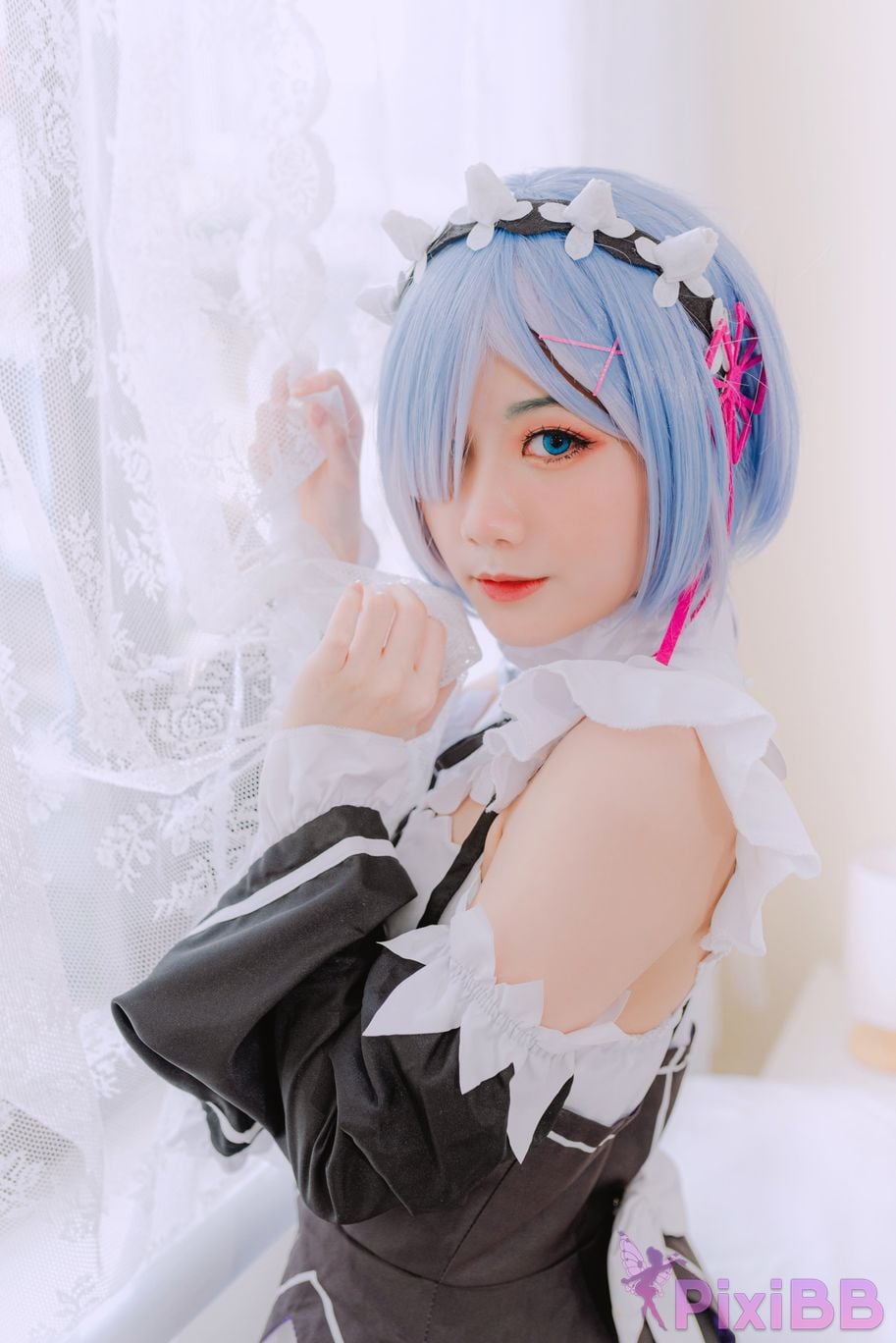 Coser PoppaChan Rem Maid Re Zero PixiBB.COM 002