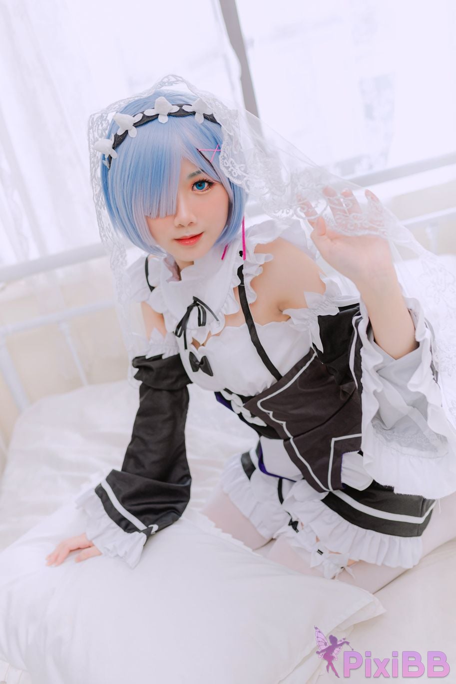 Coser PoppaChan Rem Maid Re Zero PixiBB.COM 003