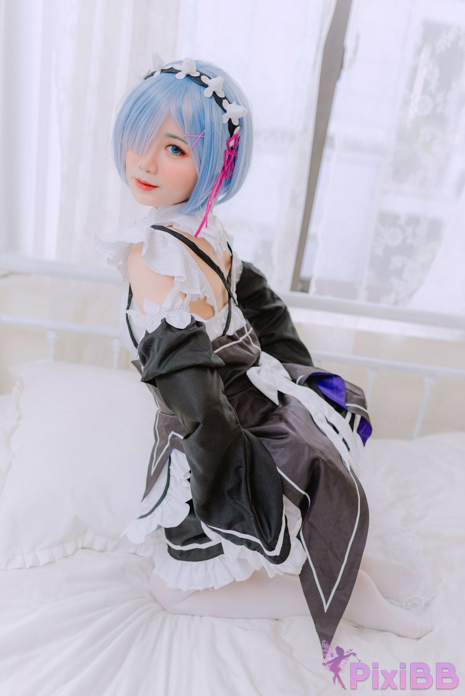 Coser PoppaChan Rem Maid Re Zero PixiBB.COM 006
