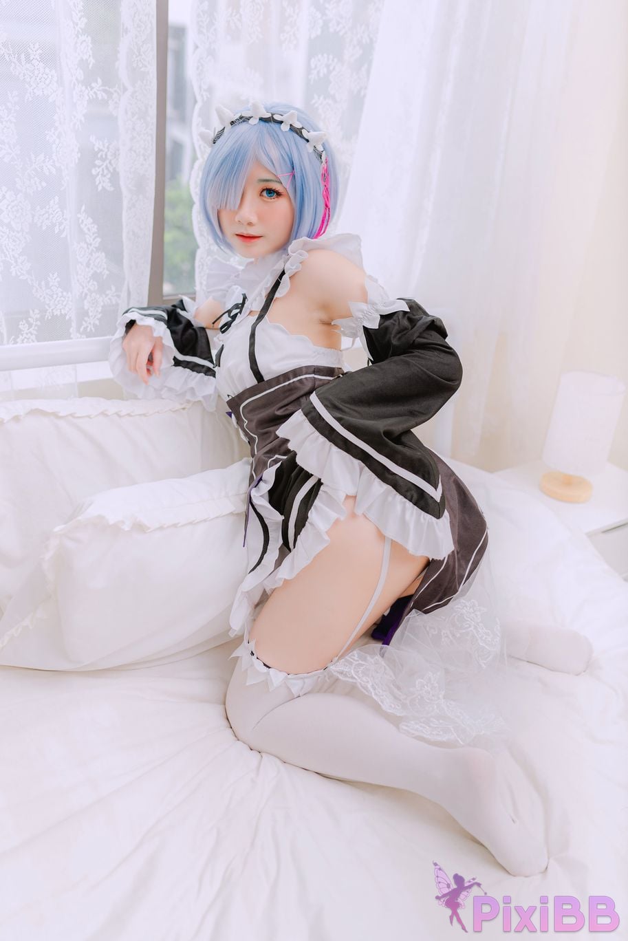 Coser PoppaChan Rem Maid Re Zero PixiBB.COM 007