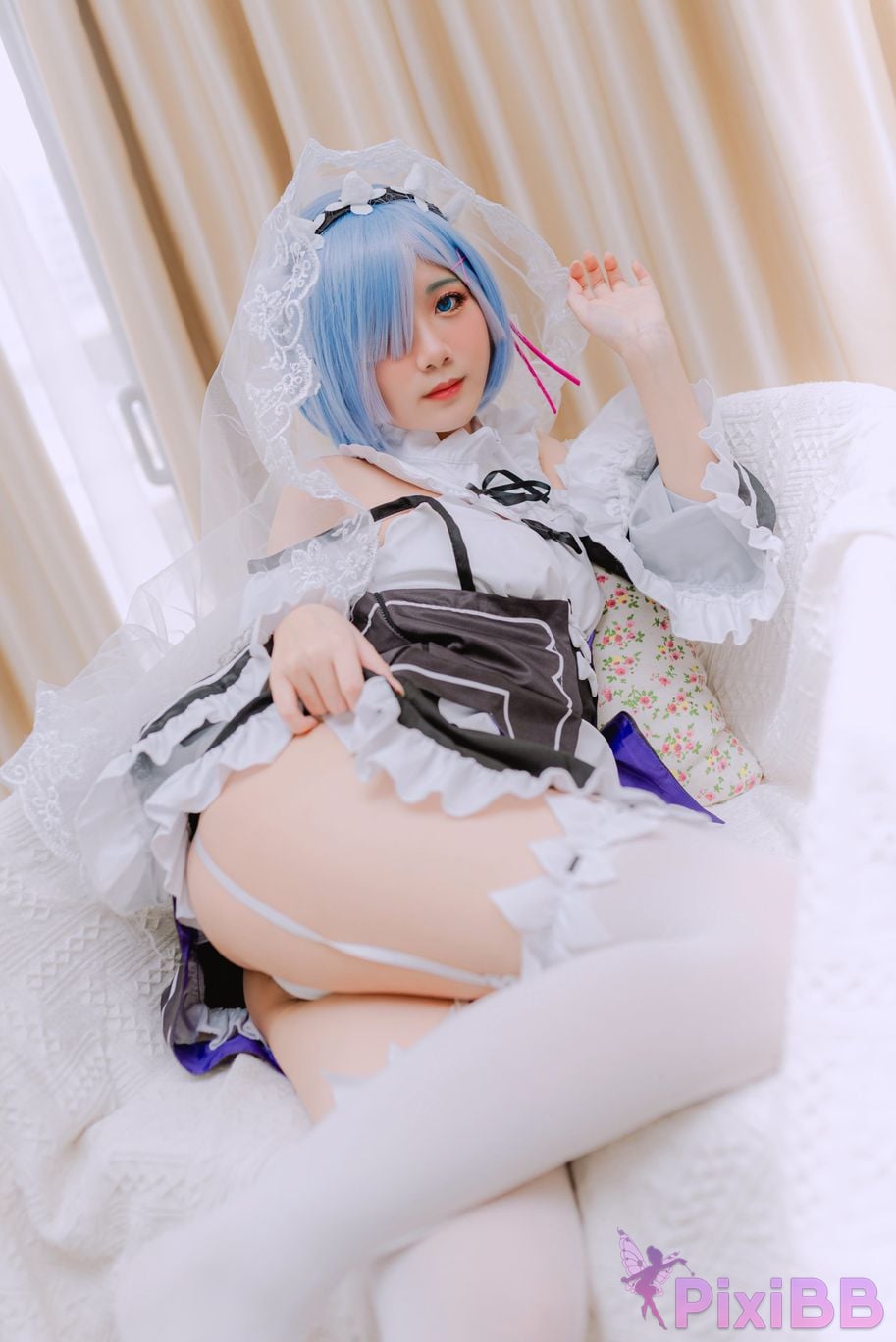 Coser PoppaChan Rem Maid Re Zero PixiBB.COM 012