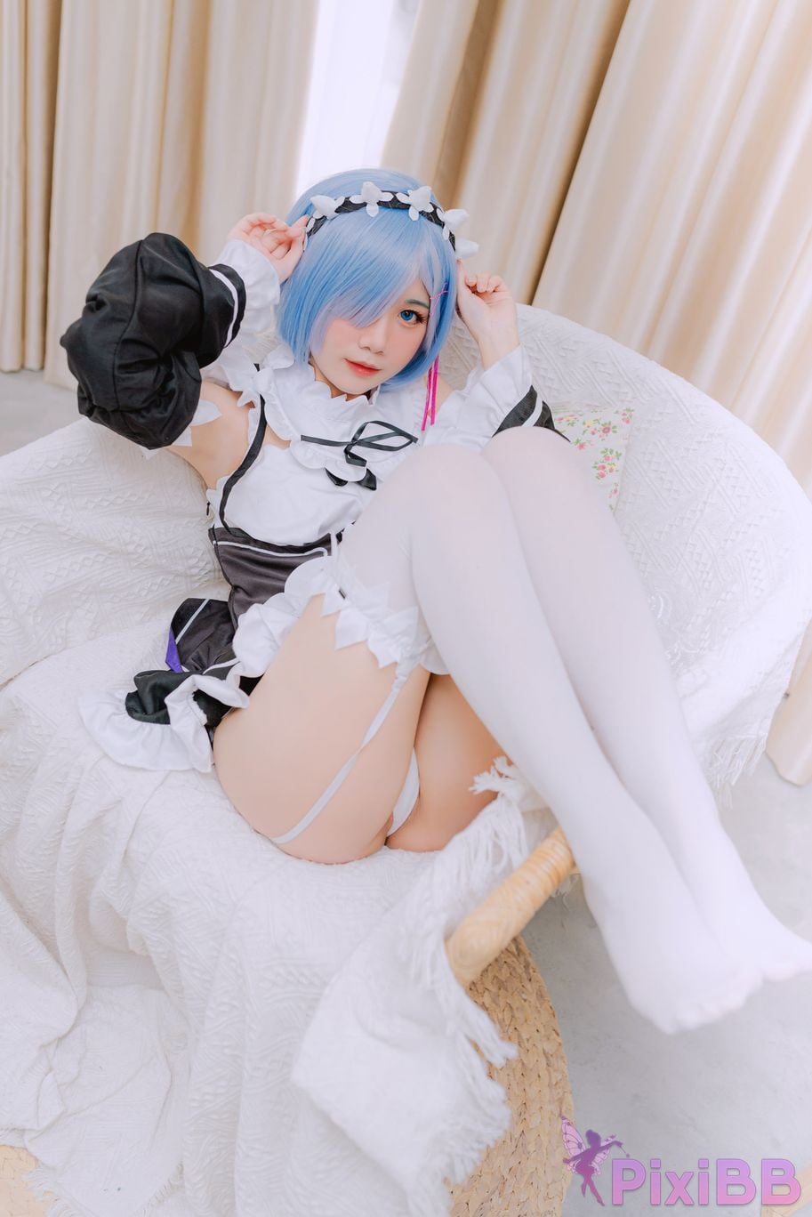 Coser PoppaChan Rem Maid Re Zero PixiBB.COM 019