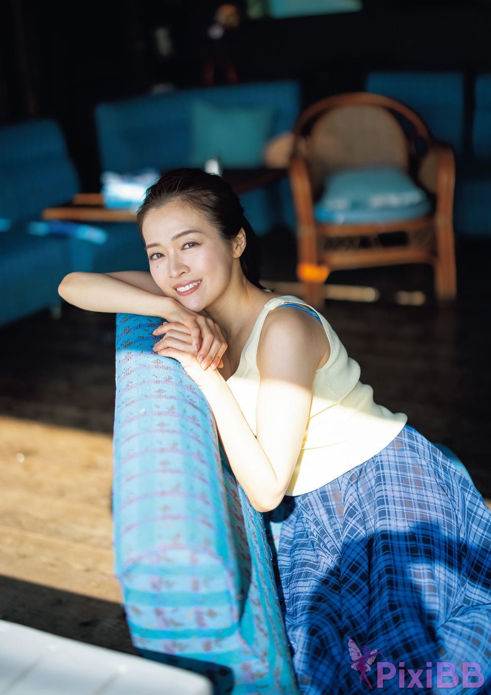 Japanese Idol Kanna Fuji plane Asa Gei SEXY Actress photo collection swan fly PixiBB.COM 009