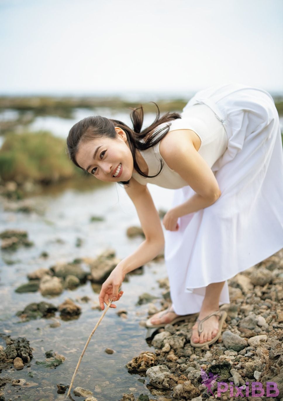 Japanese Idol Kanna Fuji plane Asa Gei SEXY Actress photo collection swan fly PixiBB.COM 032