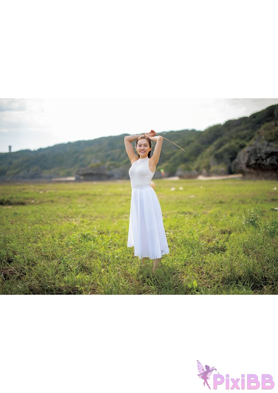 Japanese Idol Kanna Fuji plane Asa Gei SEXY Actress photo collection swan fly PixiBB.COM 034
