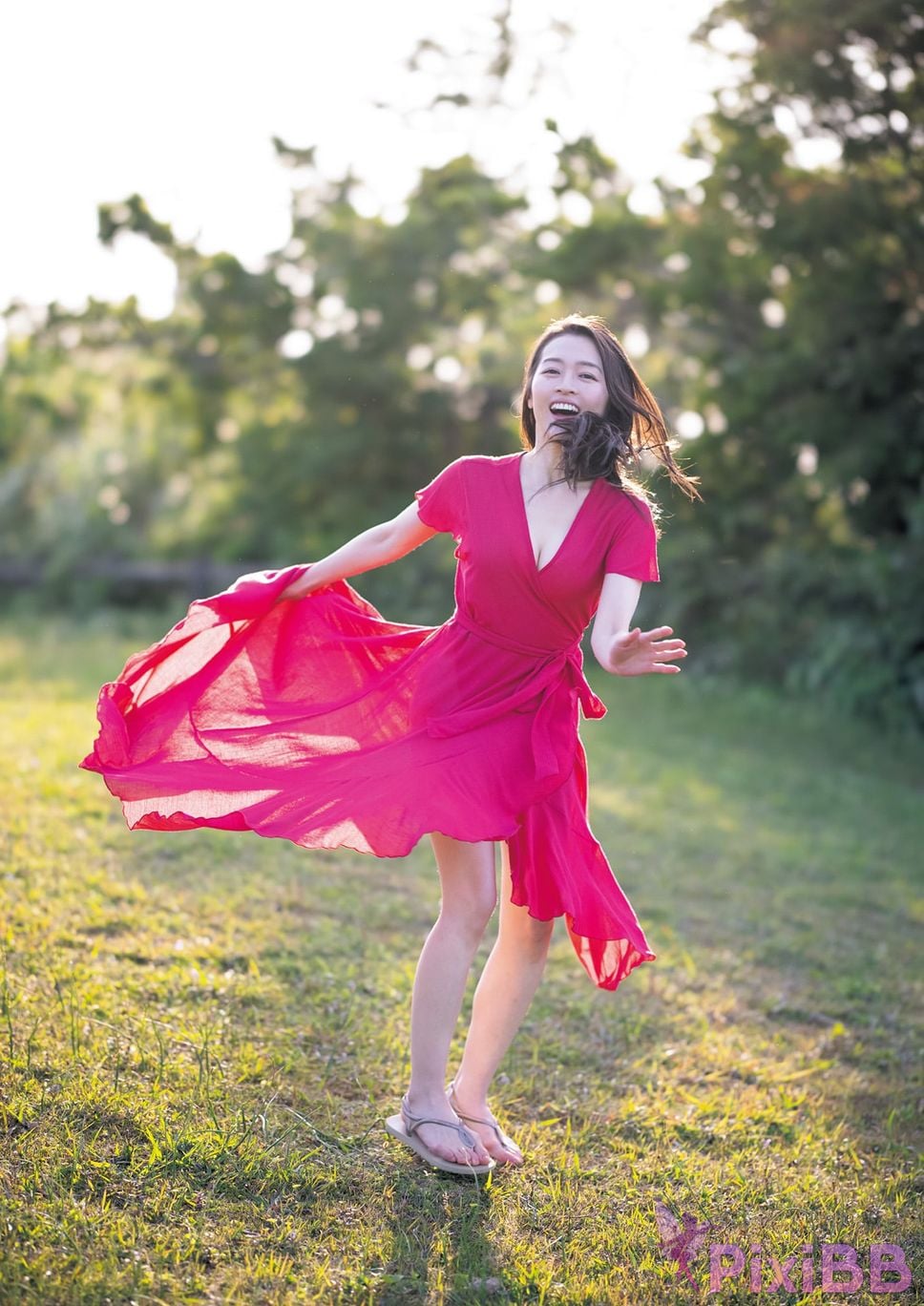 Japanese Idol Kanna Fuji plane Asa Gei SEXY Actress photo collection swan fly PixiBB.COM 059