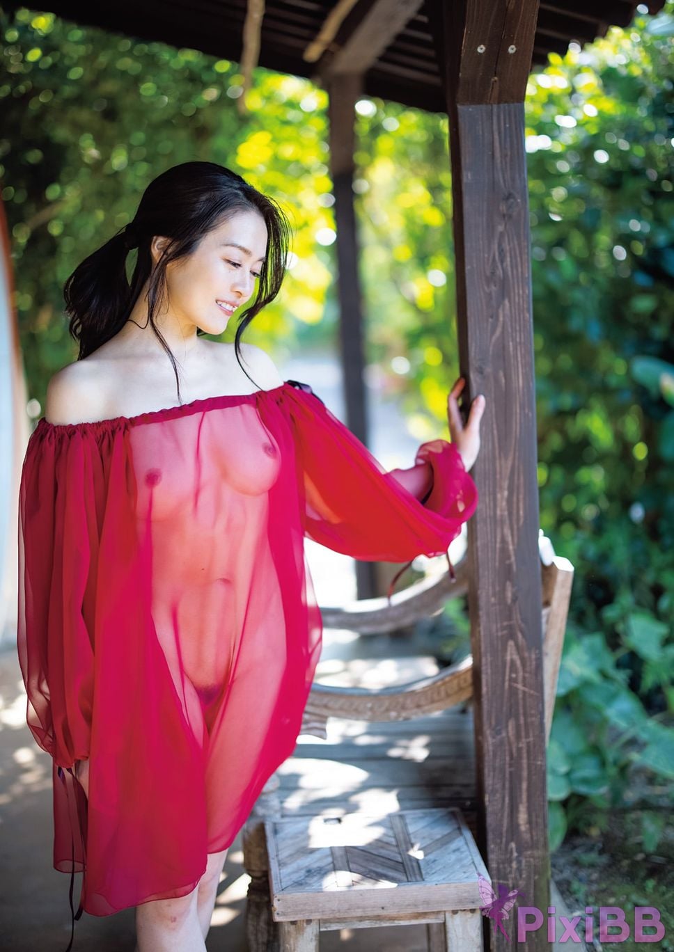 Japanese Idol Kanna Fuji plane Asa Gei SEXY Actress photo collection swan fly PixiBB.COM 089