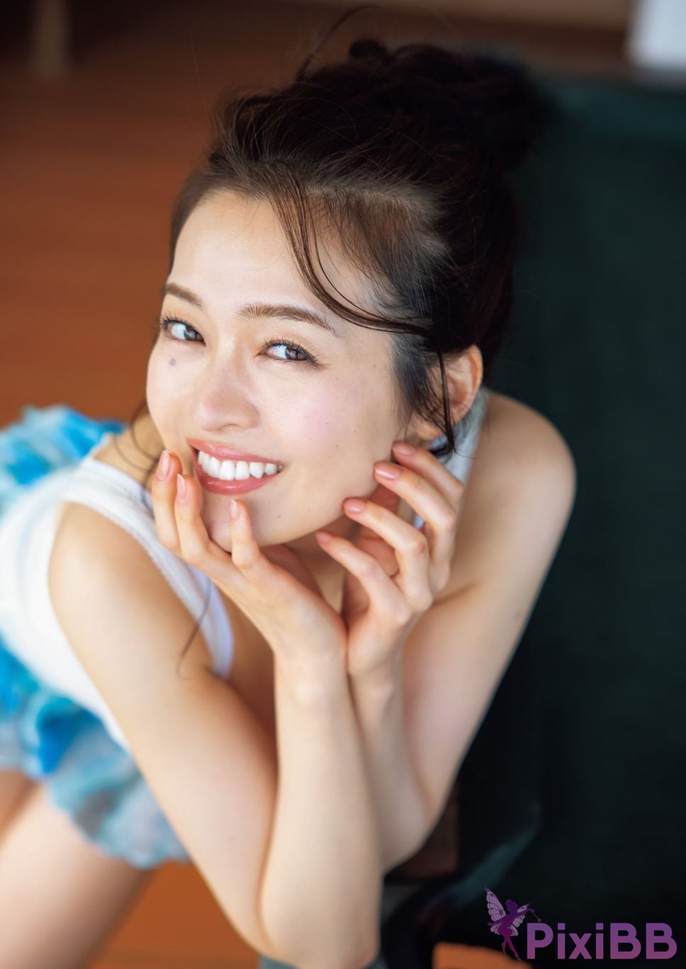 Japanese Idol Kanna Fuji plane Asa Gei SEXY Actress photo collection swan fly PixiBB.COM 091
