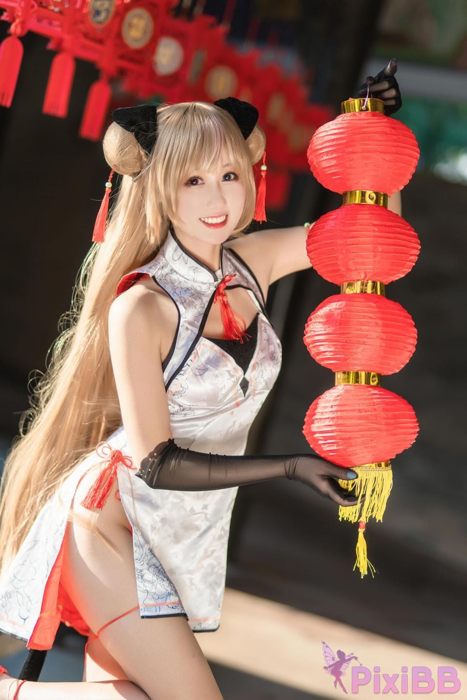 Cosplayer Mimi Hanyu girls frontline Mk23 Honey flower PixiBB.COM 010